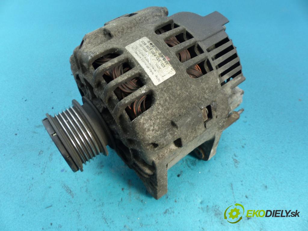 Skoda Octavia I 1996-2010 1.9 tdi 110 hp manual 81 kW 1896 cm3 5- Alternator 038903024GX (Alternátory)