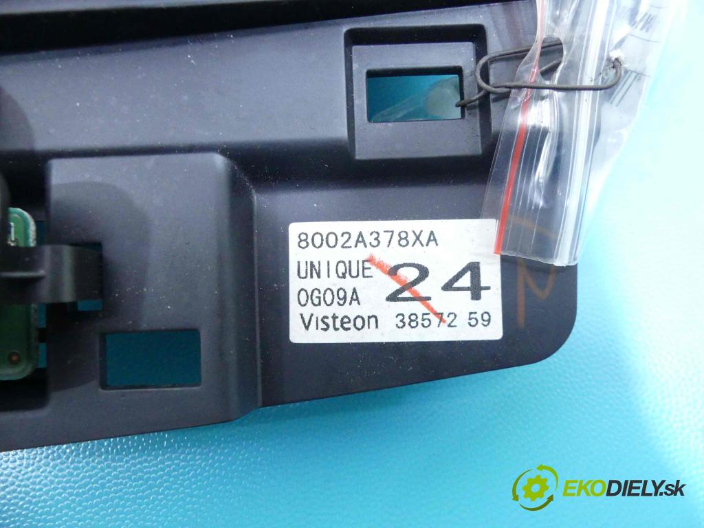 Mitsubishi Lancer VIII 2007-2016 1.6 16v 117 HP manual 86 kW 1590 cm3 5- Zobrazit: 8002A378XA (Prístrojové dosky, displeje)