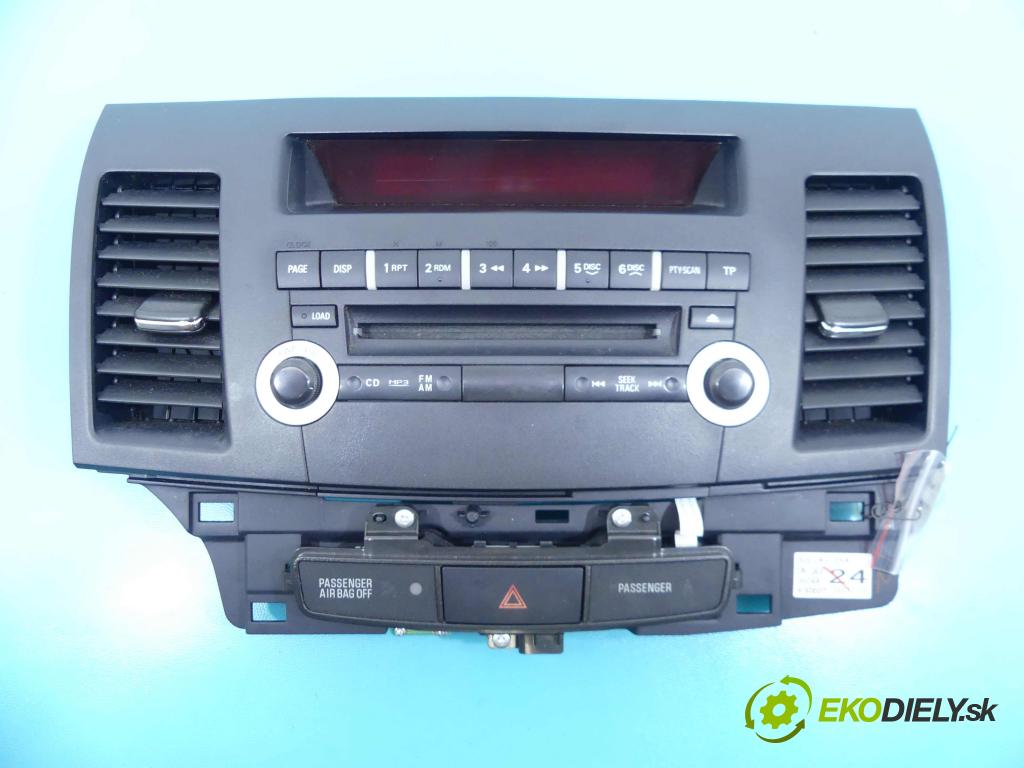 Mitsubishi Lancer VIII 2007-2016 1.6 16v 117 HP manual 86 kW 1590 cm3 5- Zobrazit: 8002A378XA (Prístrojové dosky, displeje)