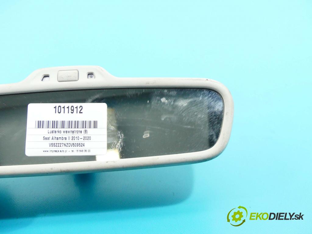 Seat Alhambra II 2010-2020 2.0 tdi 170 hp automatic 125 kW 1968 cm3 5- zpětné zrcátko vnitřní 7N0857511P (Světla vnitřní)