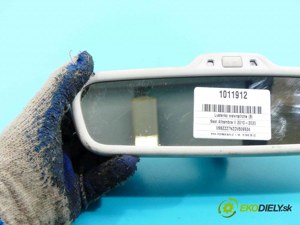 Seat Alhambra II 2010-2020 2.0 tdi 170 hp automatic 125 kW 1968 cm3 5- zpětné zrcátko vnitřní 7N0857511P (Světla vnitřní)