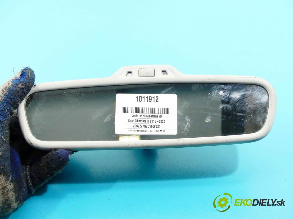 Seat Alhambra II 2010-2020 2.0 tdi 170 hp automatic 125 kW 1968 cm3 5- zpětné zrcátko vnitřní 7N0857511P (Světla vnitřní)