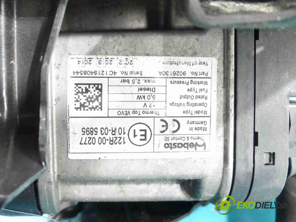 Seat Alhambra II 2010-2020 2.0 tdi 170 hp automatic 125 kW 1968 cm3 5- Webasto 5N0819194 (Webasto ohřívače)