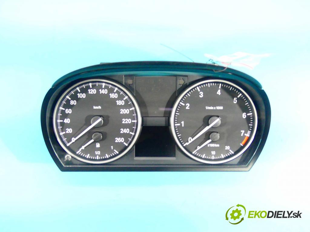 Bmw 3 e90 2005-2013 2.0 16v 170 HP manual 125 kW 1995 cm3 4- prístrojovka/ budíky 9187058 (Prístrojové dosky, displeje)