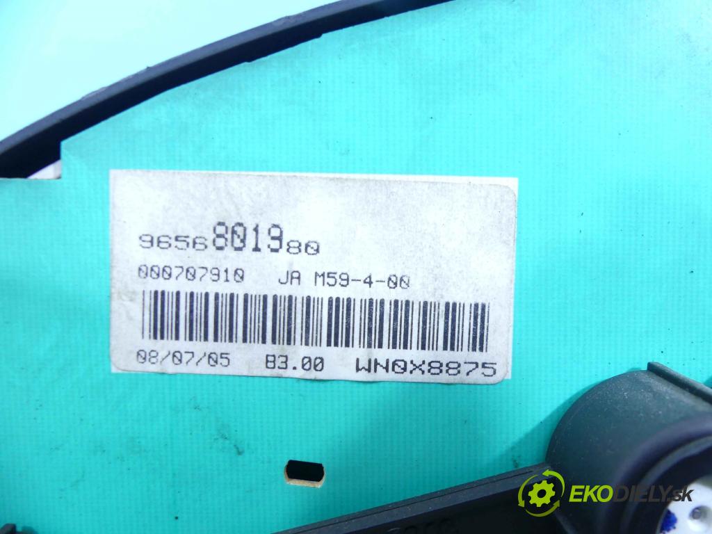 Citroen Berlingo 1996-2008 2.0 hdi 90 HP manual 66 kW 1997 cm3 5- prístrojovka/ budíky 9656801980 (Prístrojové dosky, displeje)