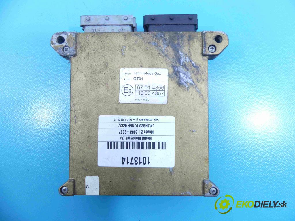 Mazda 2 I 2003-2007 1.2 16V 75 HP manual 55 kW 1242 cm3 5- modul riadiaca jednotka 67014856 (Ostatné)