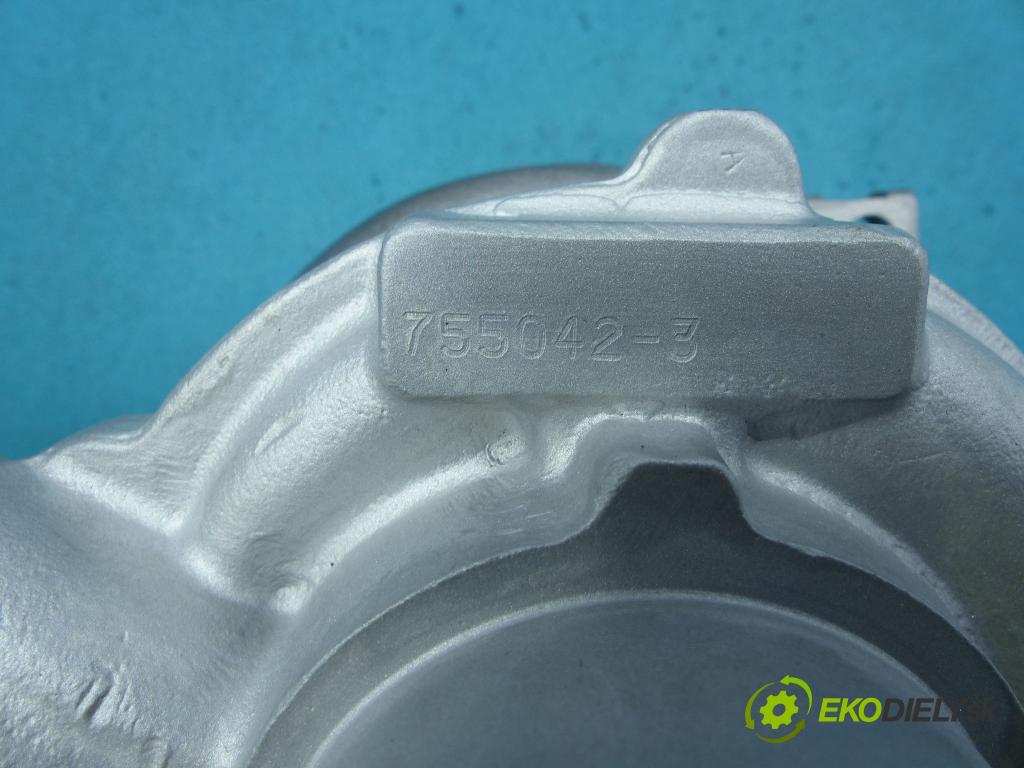 Opel Zafira B 2005-2014 1.9 CDTI 120 hp manual 88 kW 1910 cm3 5- Turbodmychadlo 755042-3 (Turbodúchadla (kompletní))