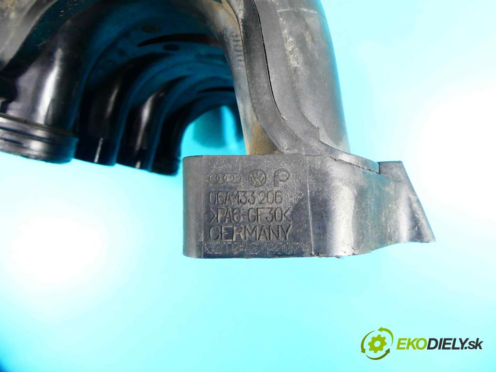 Vw Golf IV 1997-2003 2.0 8v 116 HP manual 85 kW 1984 cm3 5- zvod nasávací 06A133206 (Sacie potrubia)