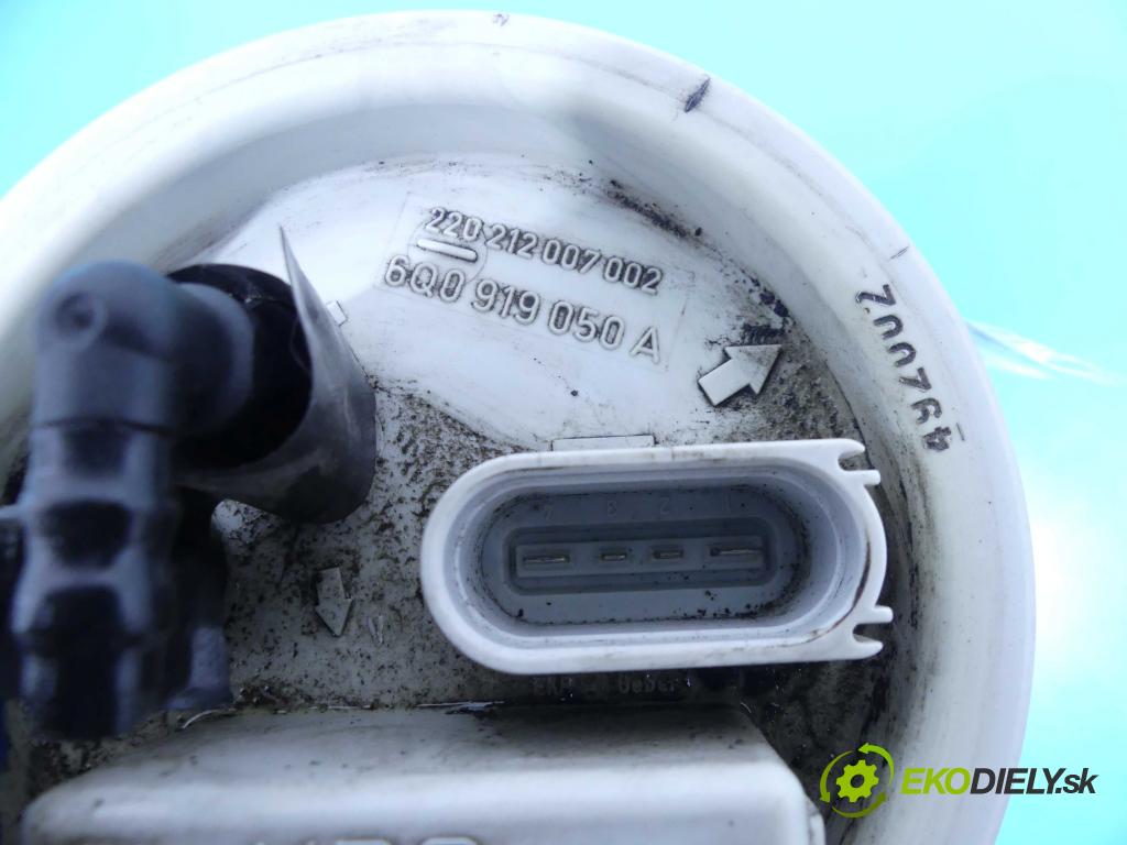 Seat Ibiza III 6L 2002-2008 1.9 tdi 131 hp manual 96 kW 1896 cm3 3- čerpadlo paliva 6Q0919050A