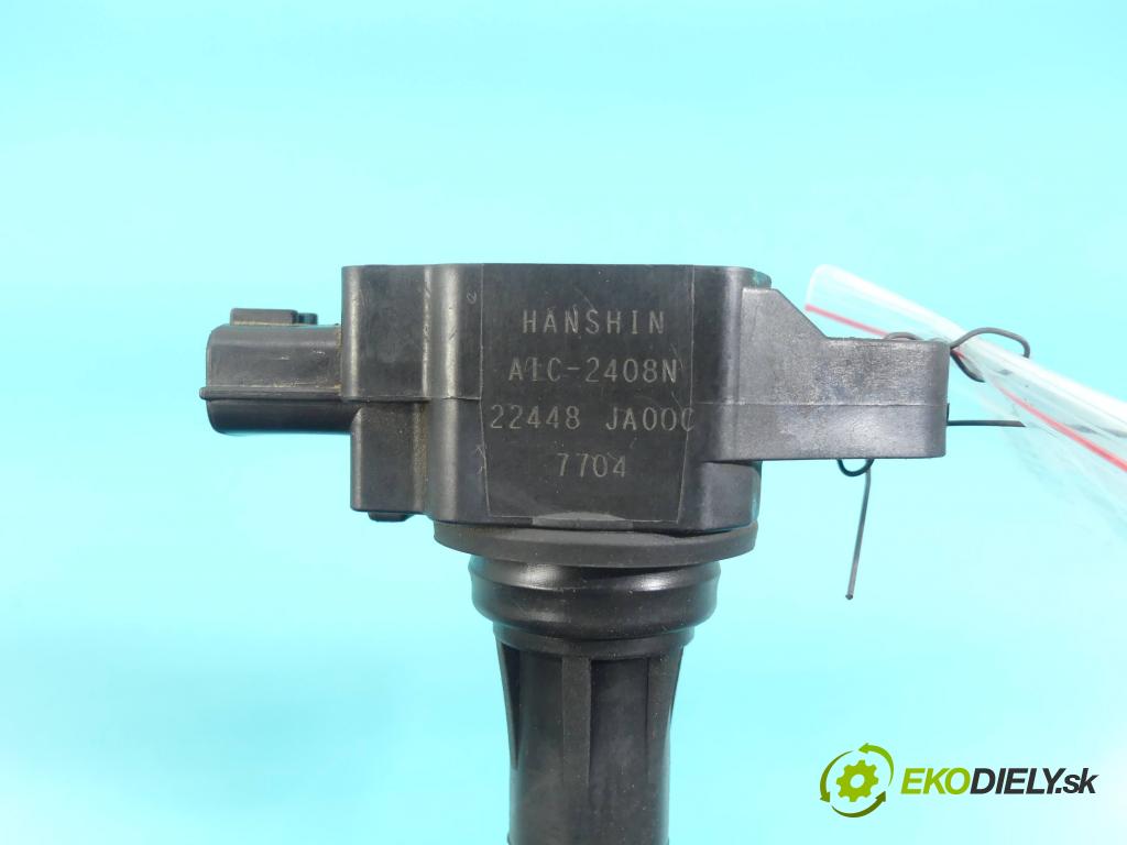 Nissan X-trail II 2008-2013 2.5 16v 169KM: manual 124 kW 2488 cm3 5- cievka zapaľovacia 22448-JA00C (Zapaľovacie cievky, moduly)