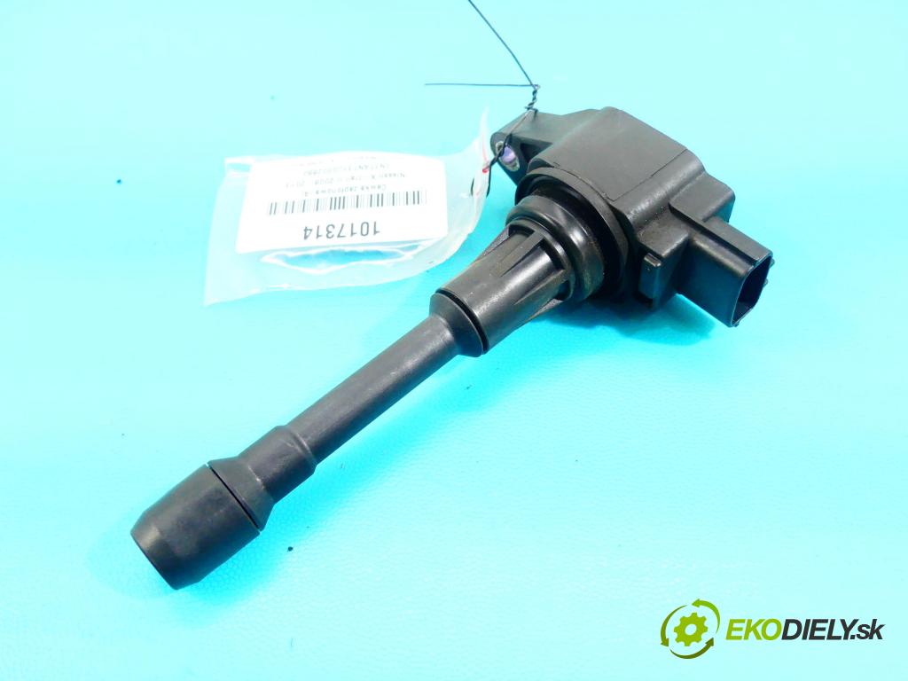 Nissan X-trail II 2008-2013 2.5 16v 169KM: manual 124 kW 2488 cm3 5- cievka zapaľovacia 22448-JA00C (Zapaľovacie cievky, moduly)