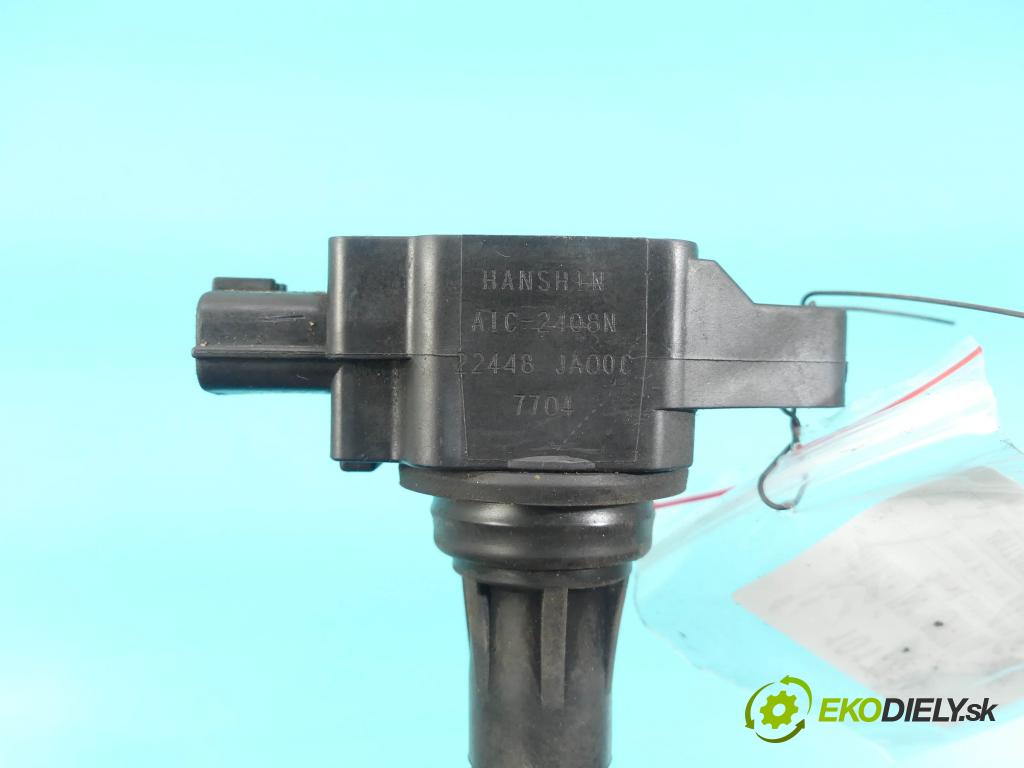 Nissan X-trail II 2008-2013 2.5 16v 169KM: manual 124 kW 2488 cm3 5- cievka zapaľovacia 22448-JA00C (Zapaľovacie cievky, moduly)