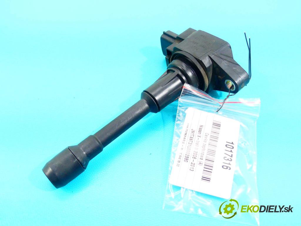 Nissan X-trail II 2008-2013 2.5 16v 169KM: manual 124 kW 2488 cm3 5- cievka zapaľovacia 22448-JA00C (Zapaľovacie cievky, moduly)