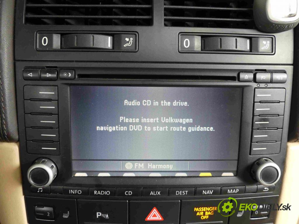 Vw Touareg 2002-2010 5.0 tdi 313 HP automatic 230 kW 4921 cm3 5- Radio továreň: 7L6035191R