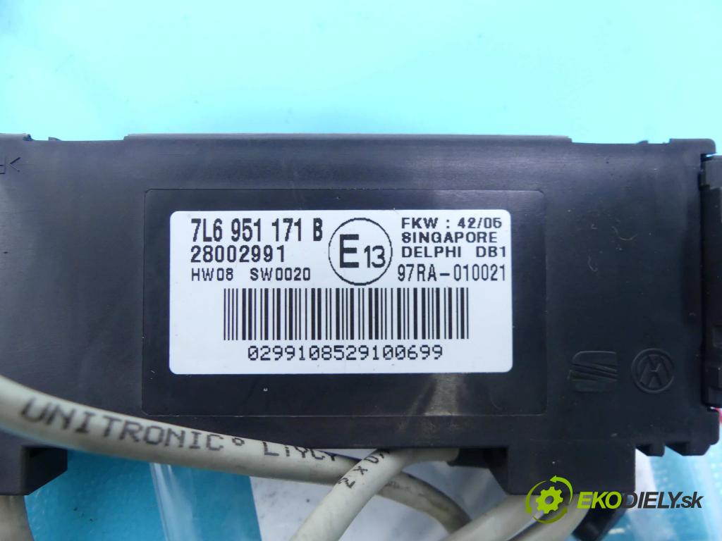 Vw Touareg 2002-2010 5.0 tdi 313 HP automatic 230 kW 4921 cm3 5- modul riadiaca jednotka 7L6951171B (Ostatné)