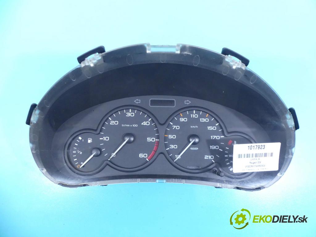 Peugeot 206 2.0 hdi 90 HP manual 66 kW 1997 cm3 3- prístrojovka/ budíky 9643401180 (Prístrojové dosky, displeje)