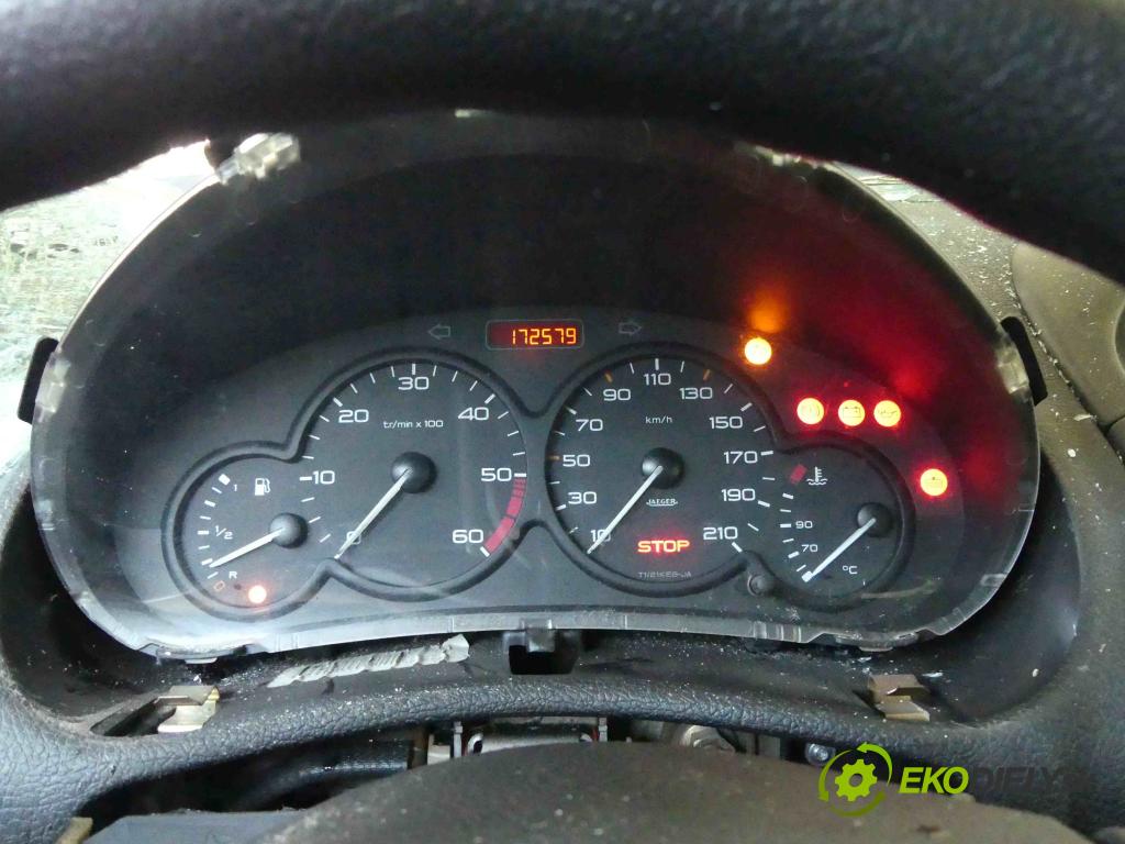 Peugeot 206 2.0 hdi 90 HP manual 66 kW 1997 cm3 3- prístrojovka/ budíky 9643401180 (Prístrojové dosky, displeje)