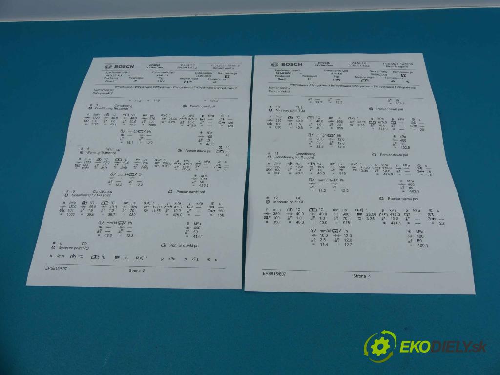 Vw Touareg 2002-2010 5.0 tdi 313 HP automatic 230 kW 4921 cm3 5- vstrekovacie čerpadlo 0414720311 (Vstrekovače)