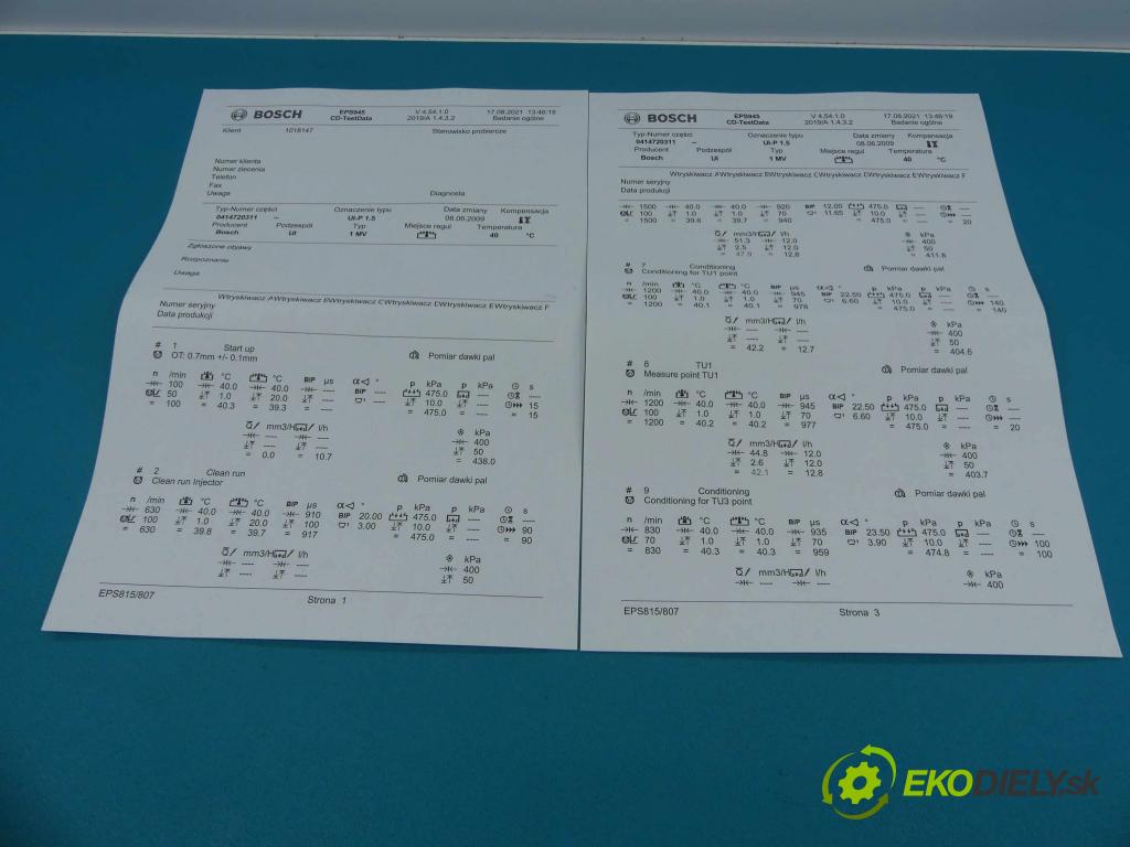 Vw Touareg 2002-2010 5.0 tdi 313 HP automatic 230 kW 4921 cm3 5- vstrekovacie čerpadlo 0414720311 (Vstrekovače)