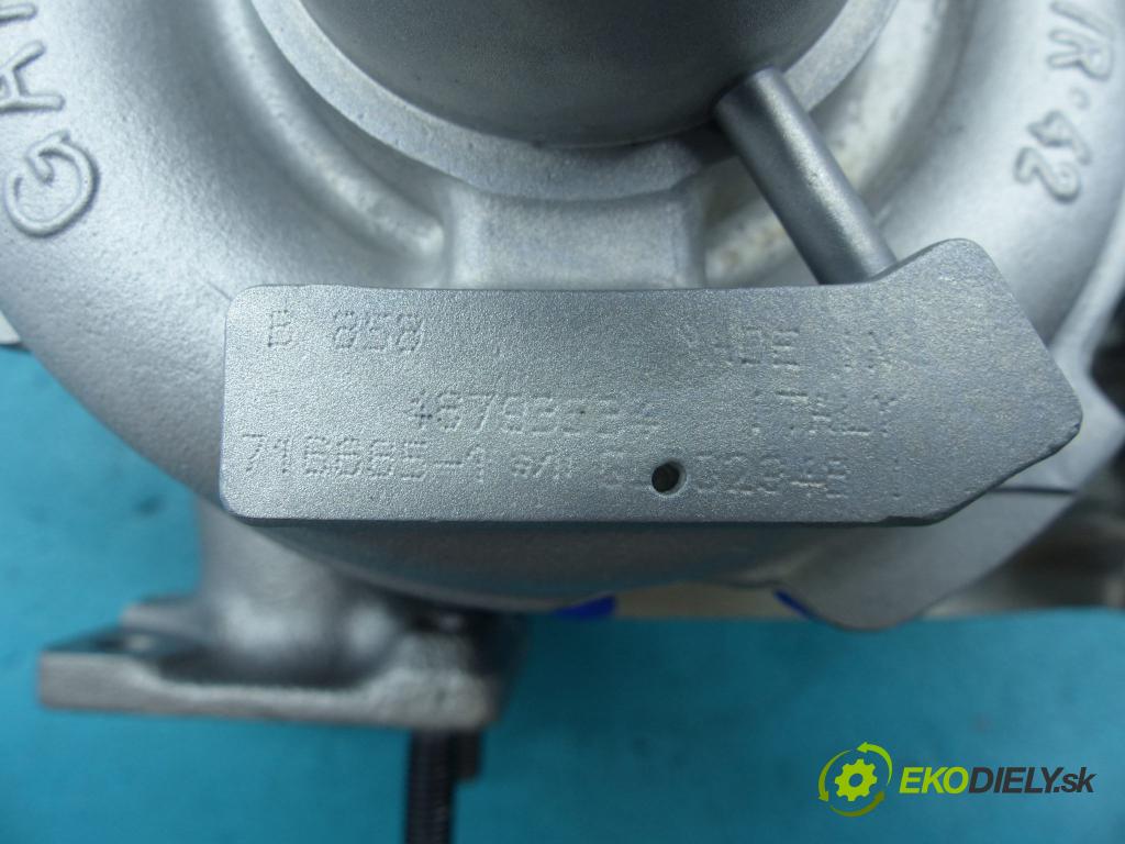 Fiat Stilo 1.9 jtd 140 HP manual 103 kW 1910 cm3 5- turbodúchadlo, turbo repasovaná 716665-1