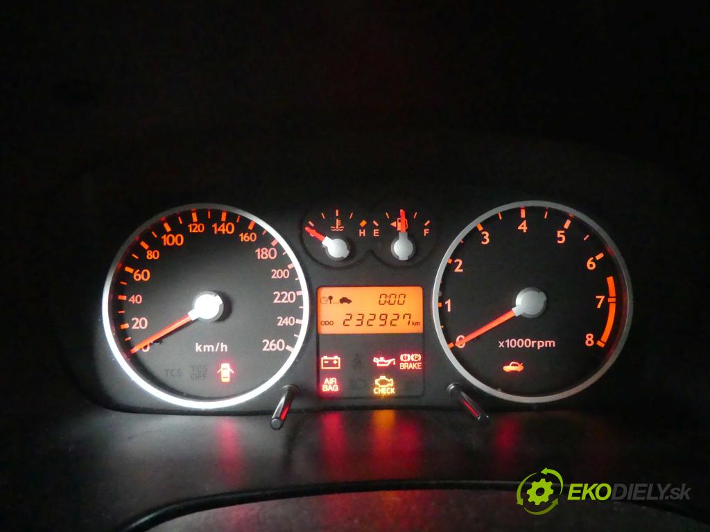 Hyundai Coupe 1.6 16v 105 HP manual 77 kW 1599 cm3 3- prístrojovka/ budíky 2003-45900H (Prístrojové dosky, displeje)