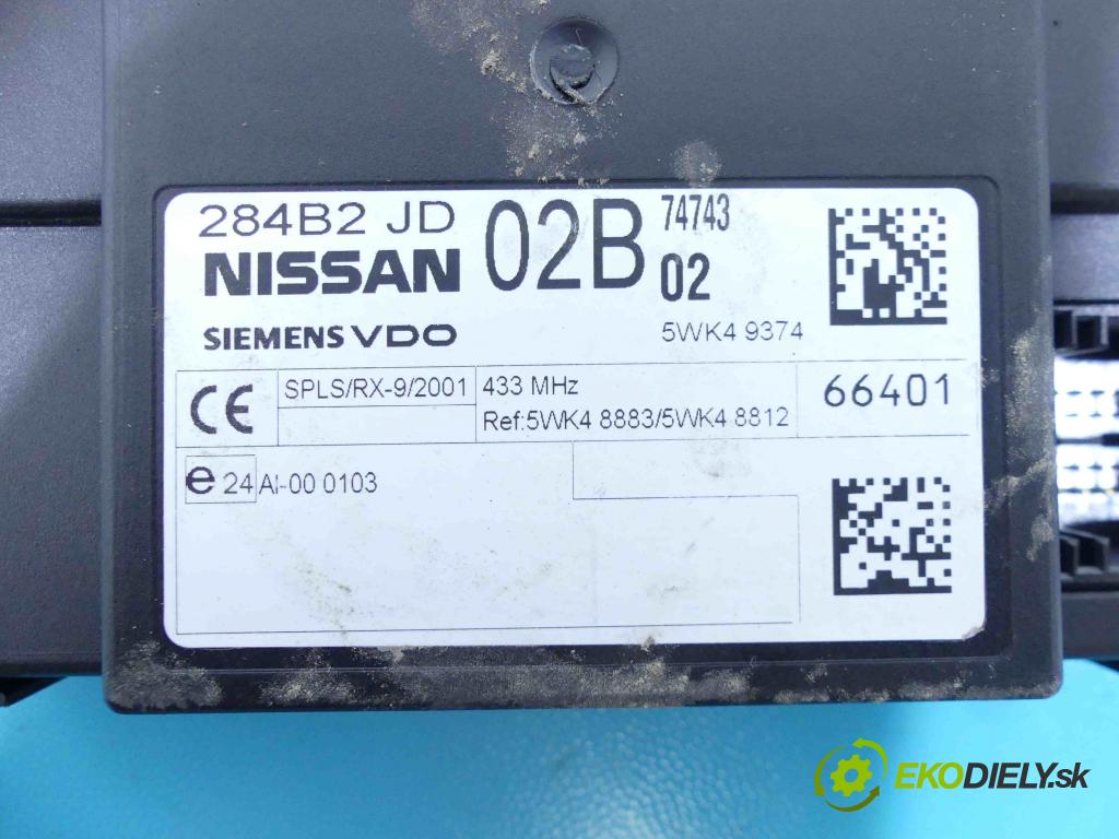 Nissan Qashqai 06-13 2.0 dci 150 HP automatic 110 kW 1995 cm3 5- modul riadiaca jednotka 284B2JD02B (Ostatné)