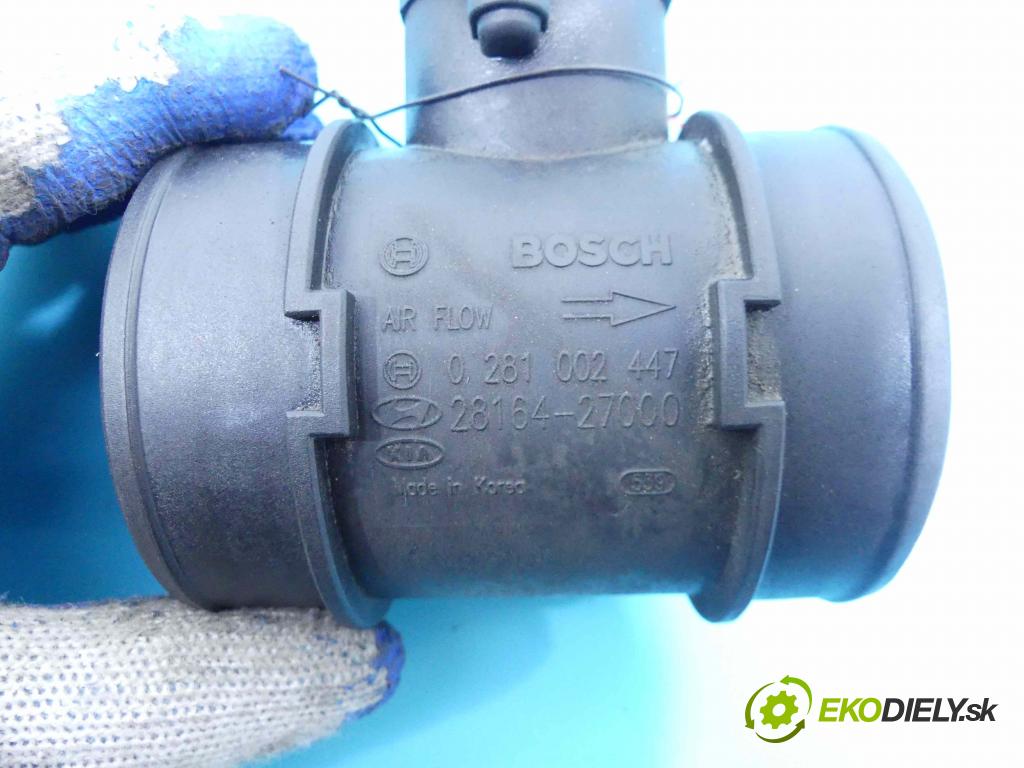 Hyundai Trajet 2.0 crdi 113 HP manual 83 kW 1991 cm3 5- průtokoměr: 28164-27000 (Váhy vzduchu)