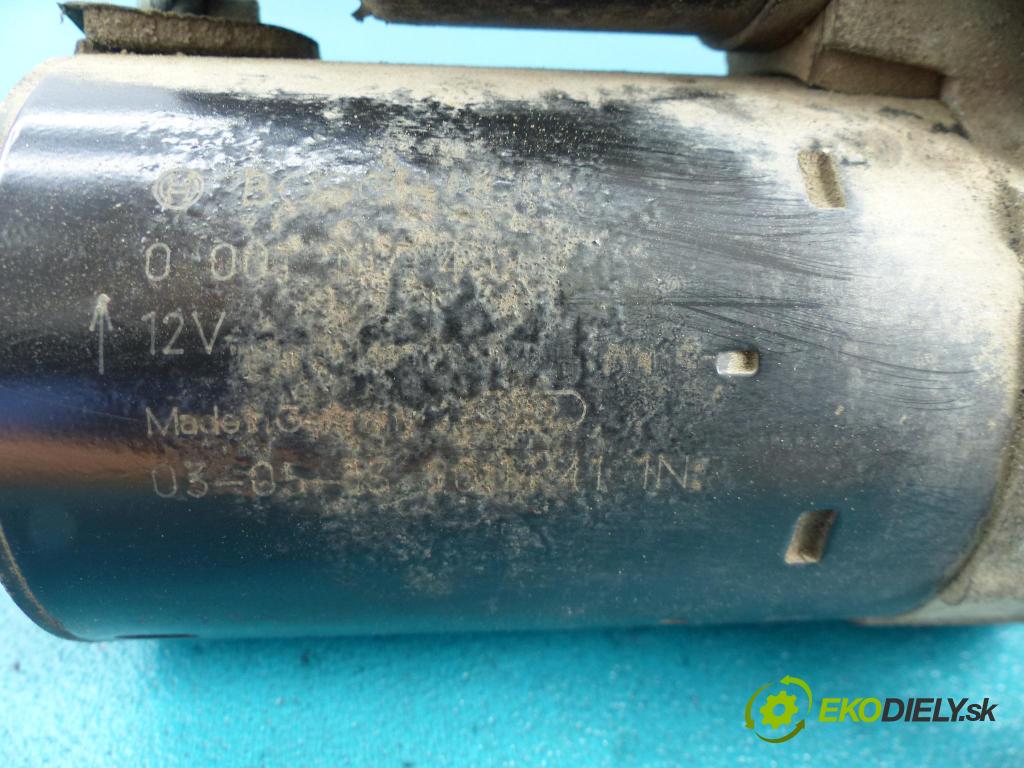 Opel Corsa C 2000-2006 1.0 12v 58 hp manual 43 kW 973 cm3 3- startér:  (Startéry)