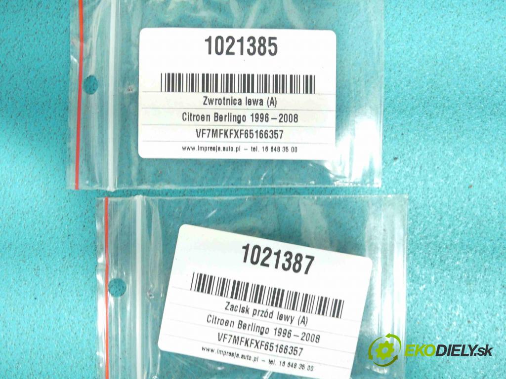 Citroen Berlingo 1996-2008 1.4 75 HP manual 55 kW 1360 cm3 5- náboj ľavé  (Náboje)
