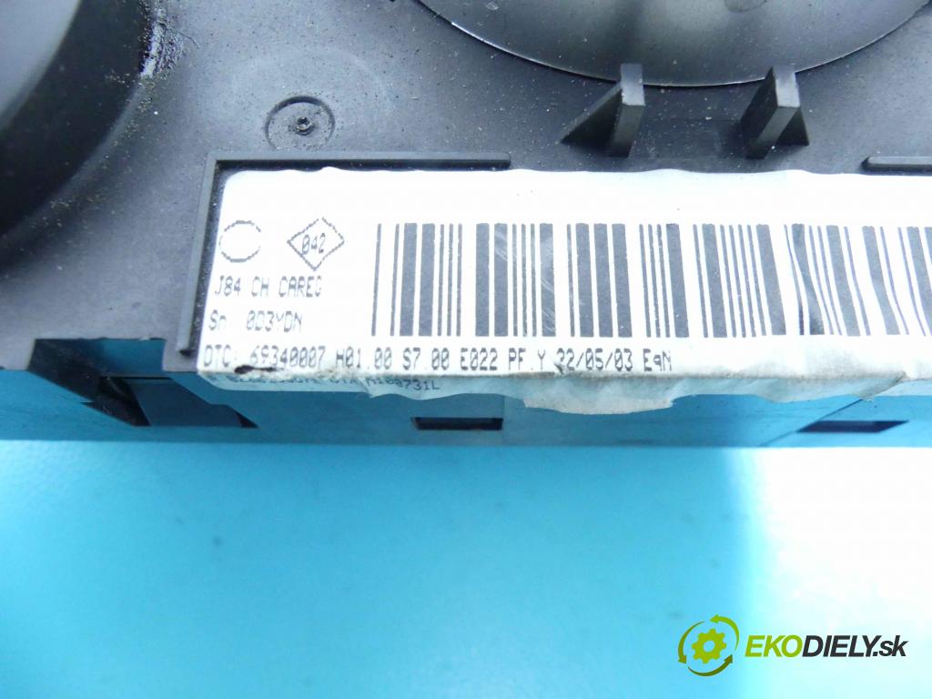 Renault Scenic II 2003-2009 1.9 dci 116 HP manual 85 kW 1870 cm3 5- panel kúrenia 8200265572