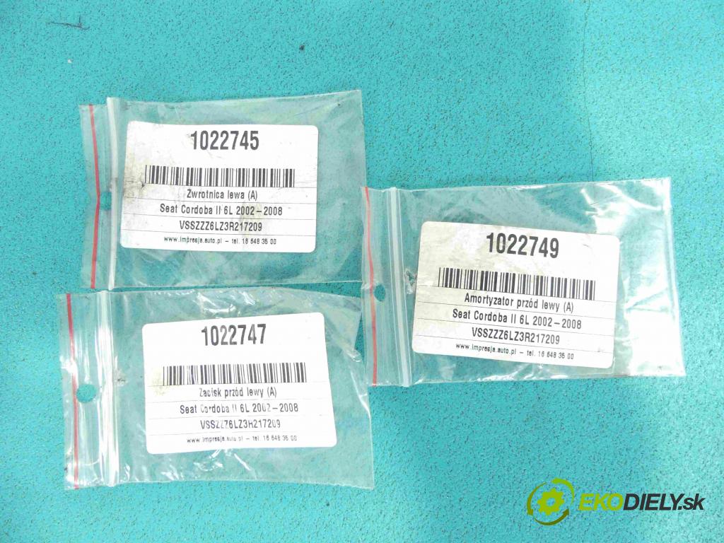 Seat Cordoba II 6L 2002-2008 1.9 tdi 131 HP manual 96 kW 1896 cm3 4- tlmič predné ľavý  (Ostatné)
