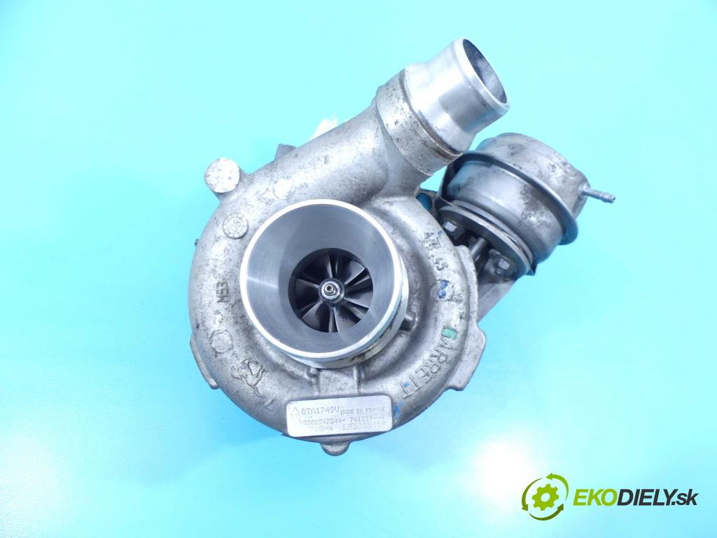 Renault Laguna III 2007-2015 2.0 dci 131 HP manual 96 kW 1995 cm3 5- turbodúchadlo, turbo 765015-4 (Turbodúchadlá (kompletné))