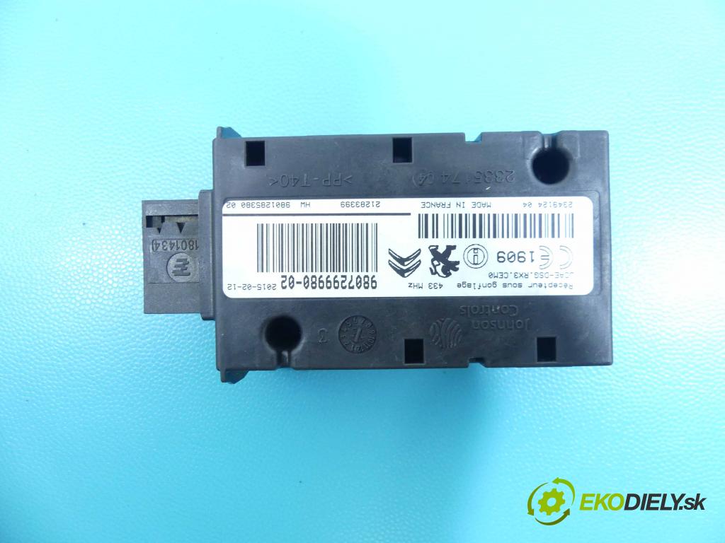 Citroen C4 II 2010-2017 1.2 THP 131 HP manual 96 kW 1199 cm3 5- modul riadiaca jednotka 9807299980-02 (Ostatné)