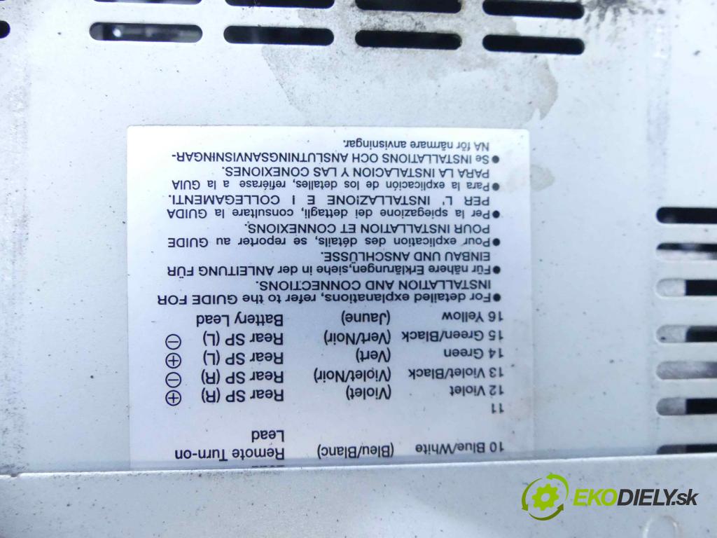 Rover 200 2.0 TD 105 HP manual 77 kW 1994 cm3 3- Radio ALPINE IDA-X300
