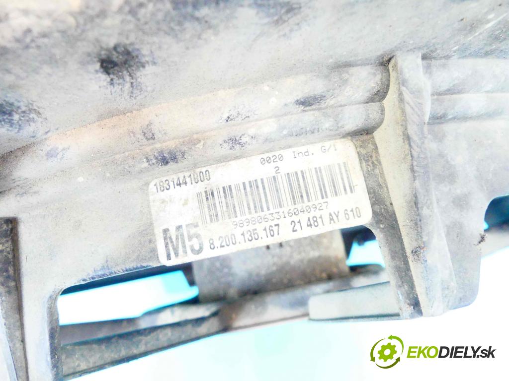 Renault Modus 1.5 dci 82 HP manual 60 kW 1461 cm3 5- Ventilátor chladiča 8200135167
