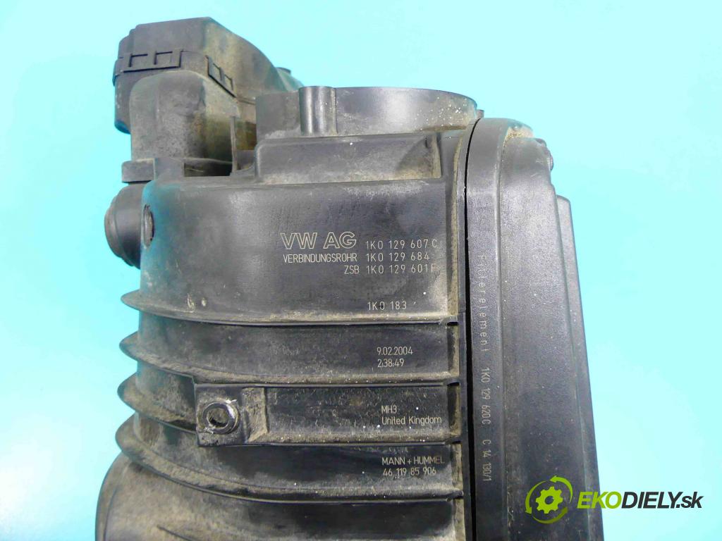 Audi A3 8P 2003-2012 2.0 FSI 150 hp automatic 110 kW 1984 cm3 3- obal filtra vzduchu 1K0129620C (Kryty filtrů)