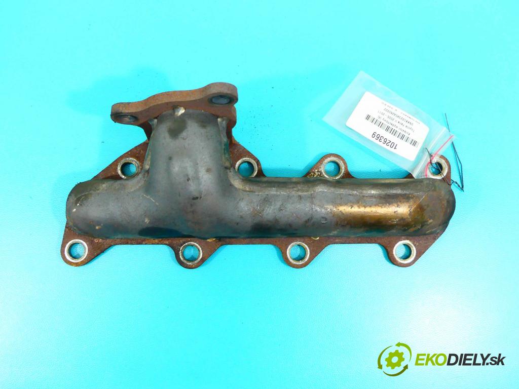 Toyota Yaris II 2005-2011 1.4 D4D 90 hp manual 66 kW 1364 cm3 5- potrubí výfuk  (Výfukové potrubí)