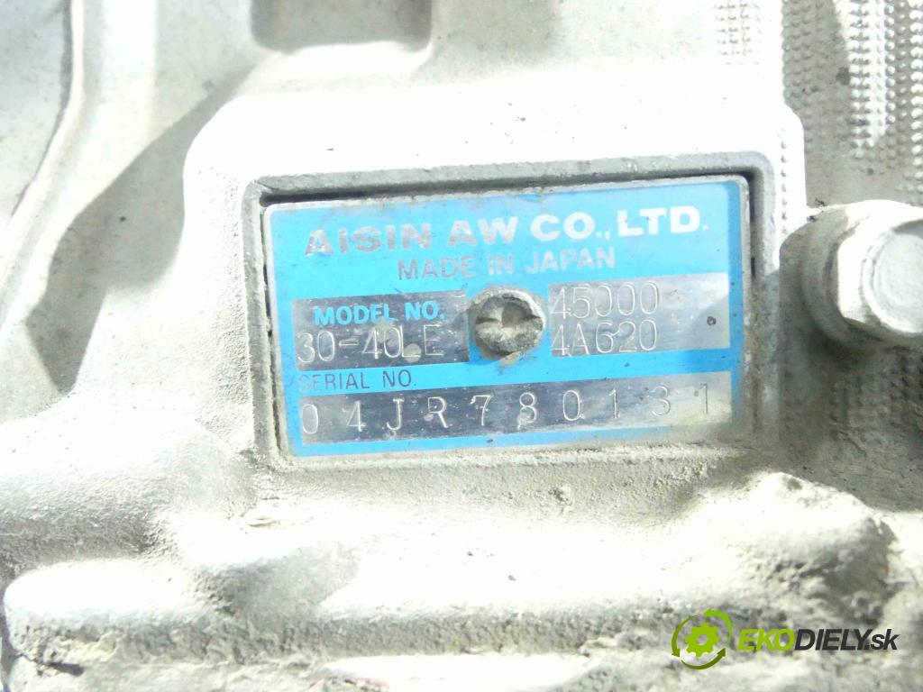 Kia Sorento I 2003-2009 2.5 CRDi 140 HP automatic 103 kW 2497 cm3 5- prevodovka stupeň,rýchlosť automat 45000-4A620