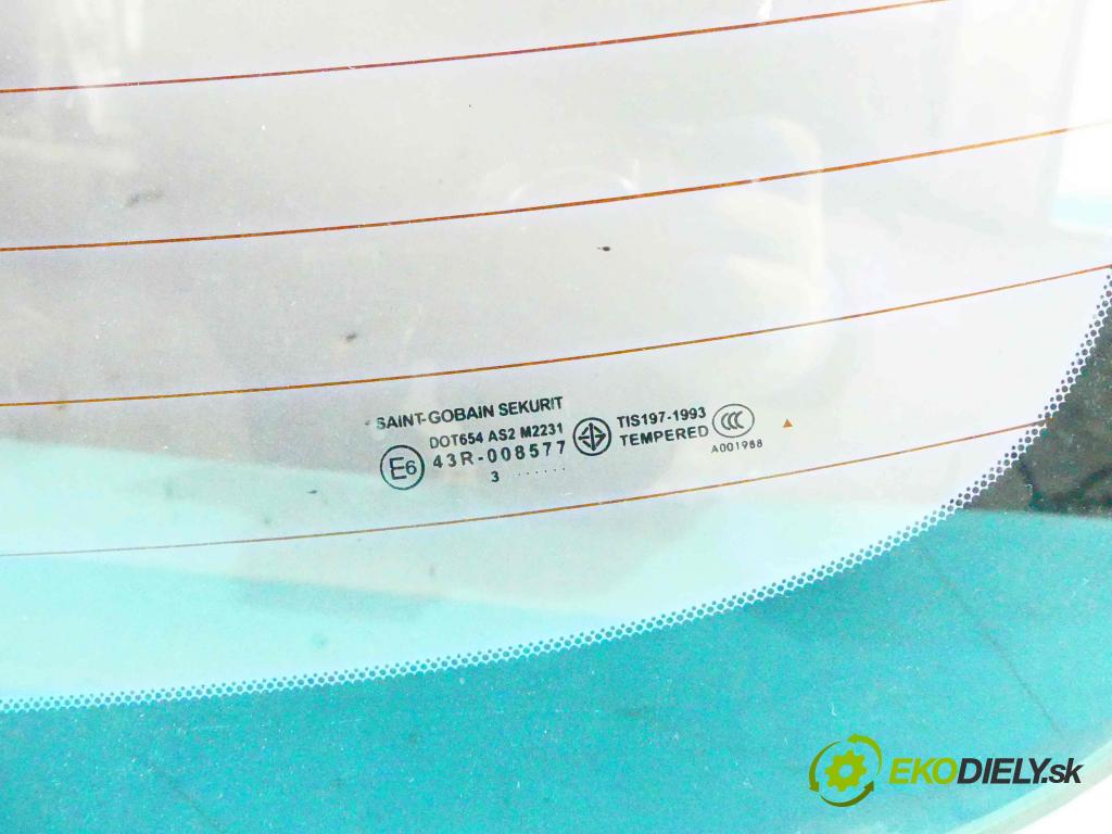 Mazda 3 I BK 2003-2009 2.0 16v 150 hp manual 110 kW 1999 cm3 4- sklo zadní  (Okna zadní)