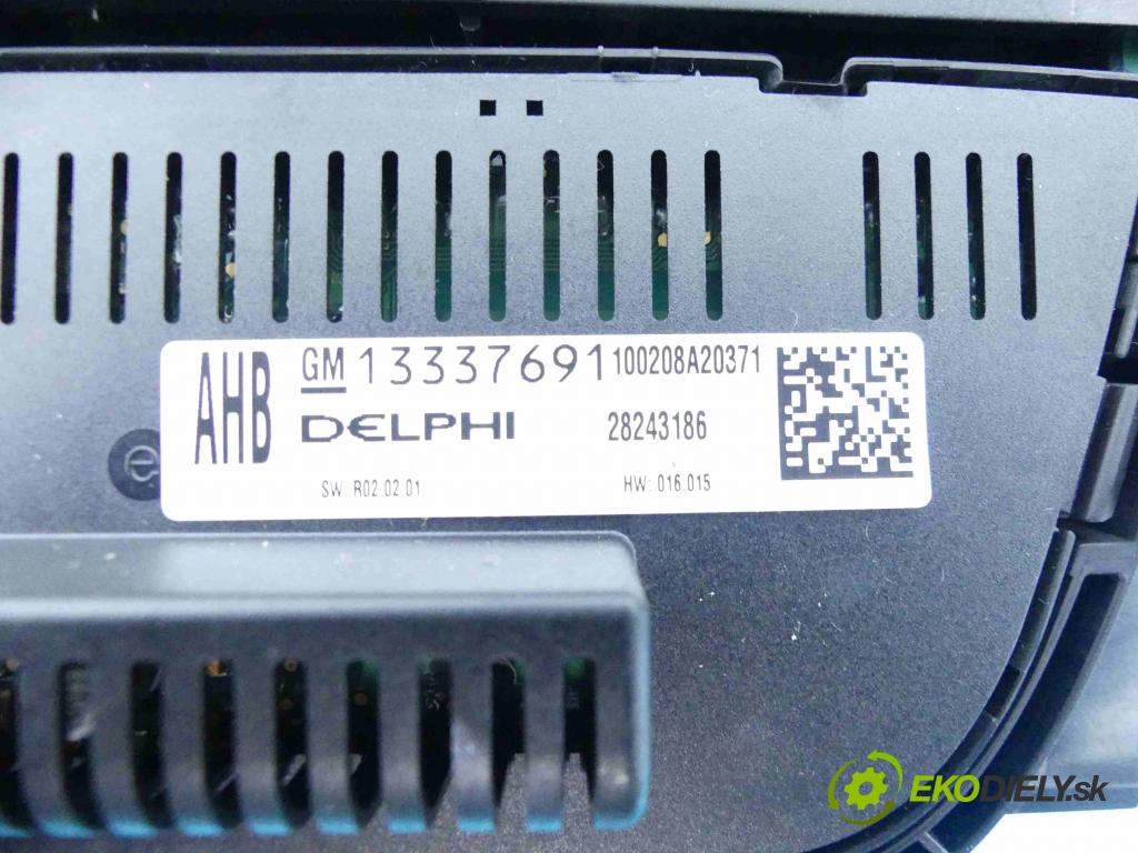 Opel Astra IV 2009-2015 1.4 16v 101 HP manual 74 kW 1398 cm3 5- panel kúrenia 1333721