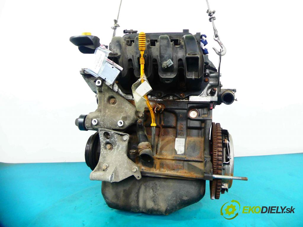 Renault Thalia II 2008-2013 1,2.0 16v 75 hp manual 55 kW 1149 cm3 4- motor benzín D4F 728