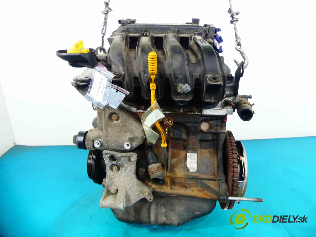 Renault Thalia II 2008-2013 1,2.0 16v 75 hp manual 55 kW 1149 cm3 4- motor benzín D4F 728