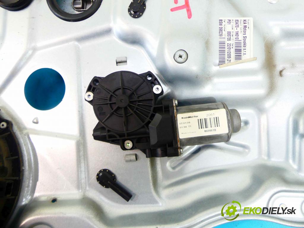 Kia Ceed I 2006-2012 2.0 crdi 140 hp manual 103 kW 1991 cm3 5- mechanismus stahování zadní levý 83470-1H010