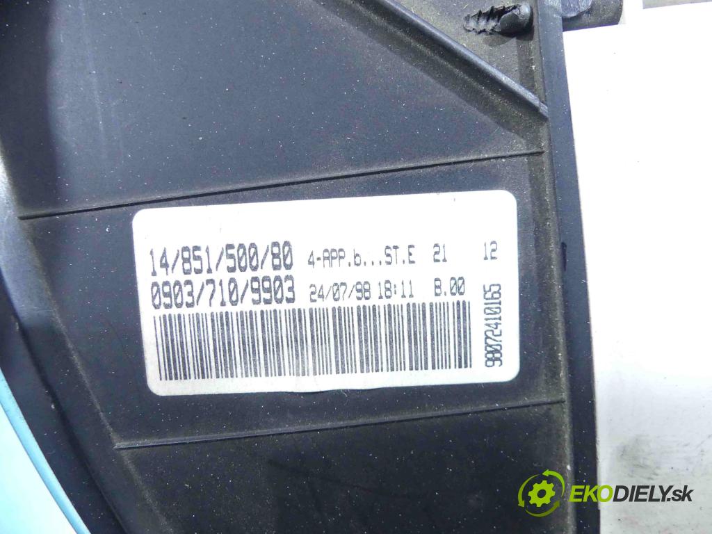Fiat Ulysse I 1994-2002 2.0 8v 121KM manual 89 kW 1998 cm3 5- prístrojovka/ budíky 1485150080 (Prístrojové dosky, displeje)
