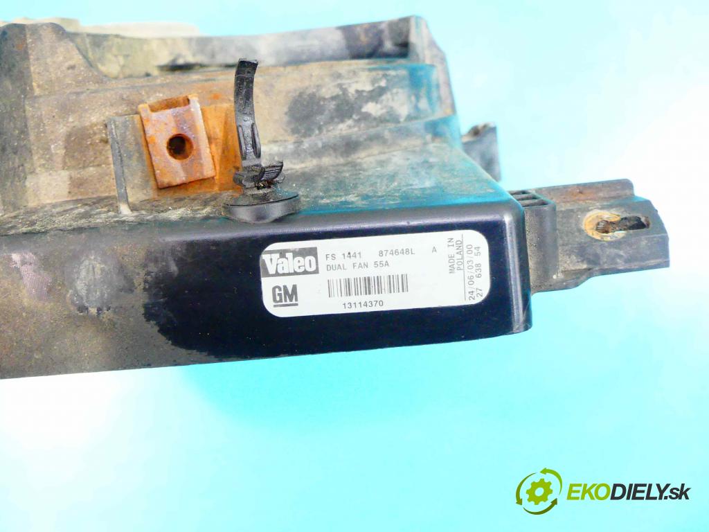 Opel Vectra C 2002-2008 2.2 dti 125 HP manual 92 kW 2172 cm3 5- Ventilátor chladiča 13114371