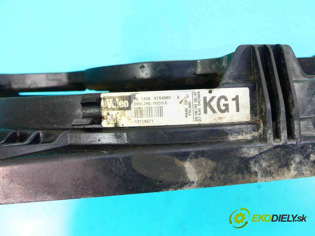 Opel Vectra C 2002-2008 2.2 dti 125 HP manual 92 kW 2172 cm3 5- Ventilátor chladiča 13114371