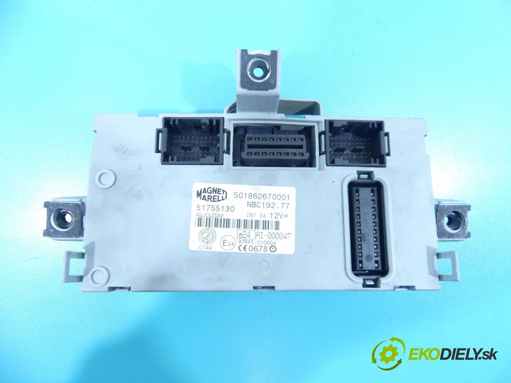 Fiat Stilo 1.9 jtd 116 HP manual 85 kW 1910 cm3 5- modul riadiaca jednotka 51755130 (Ostatné)