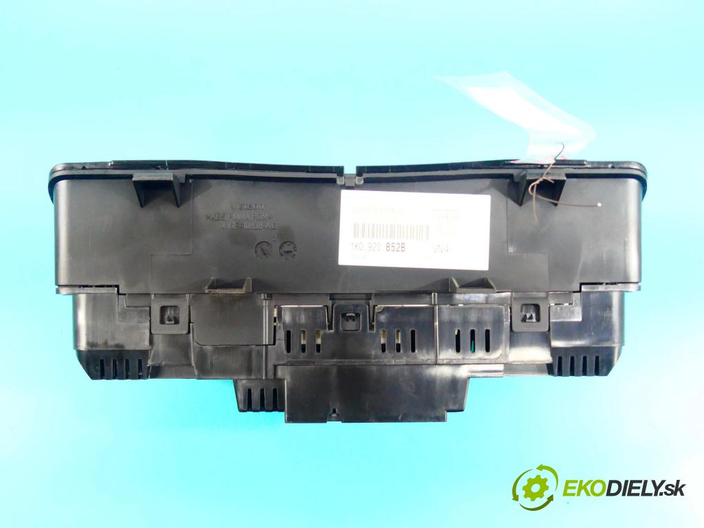 Vw Golf plus 1.9 tdi 90 HP manual 66 kW 1896 cm3 5- prístrojovka/ budíky 1K0920852B (Prístrojové dosky, displeje)