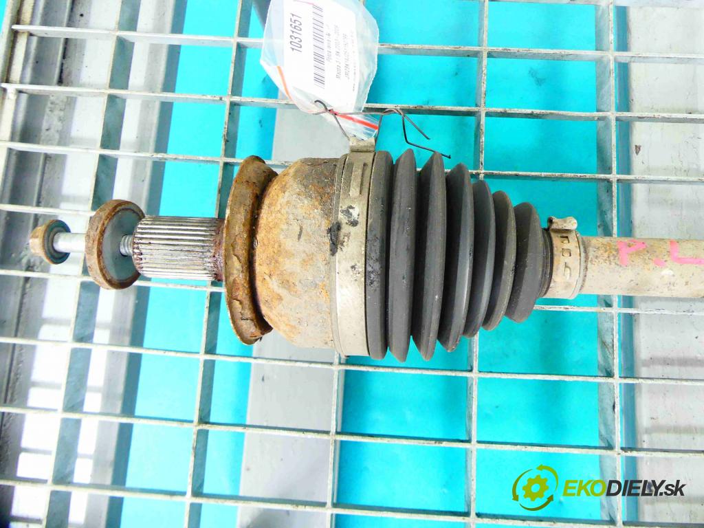 Mazda 3 I BK 2003-2009 1.3b: 84KM manual 62 kW 1349 cm3 5- poloos ľavé  (Poloosy)