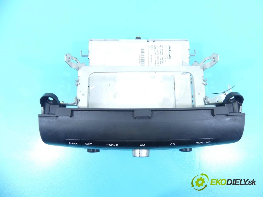 Mazda 3 I BK 2003-2009 1.3b: 84KM manual 62 kW 1349 cm3 5- Radio továreň: 14789919